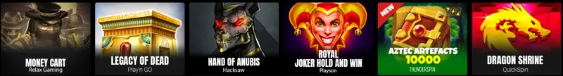 Populära slots Goldenbet